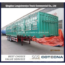 2-4 essieux bétail Van Cargo camion semi-remorque